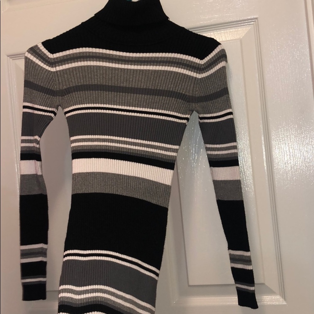 VENUS striped sweater dress